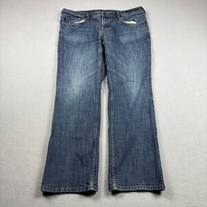 Driven-X Basic Mens Straight Stretch Jeans 38x32 Medium Wash Blue Denim Pants